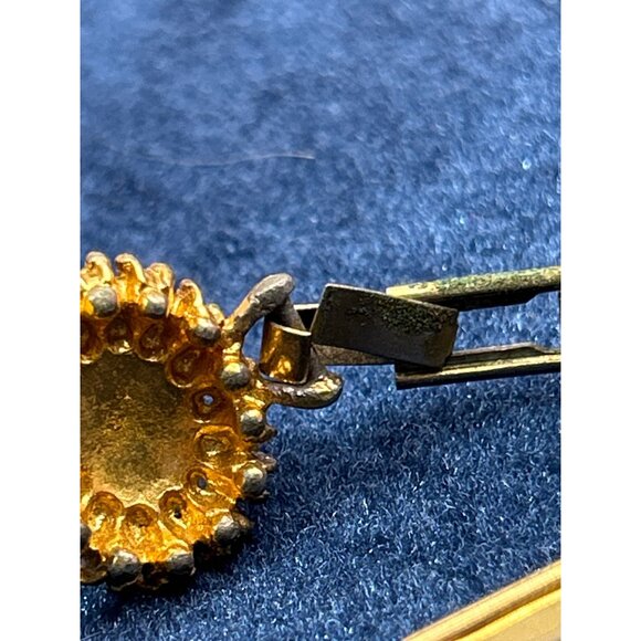 Vintage Gold Opal & Diamond Bracelet - Picture 7 of 8